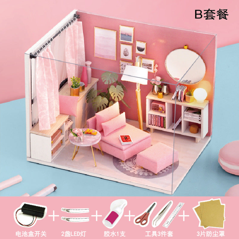 Cute Room DIY Miniature Dollhouse · 19 Styles