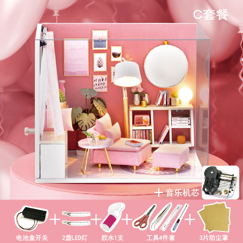 Cute Room DIY Miniature Dollhouse · 19 Styles