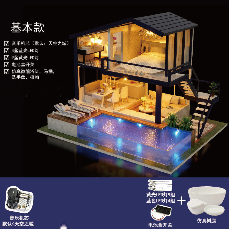 Grand Villa DIY Dollhouse · Buildable Mansion
