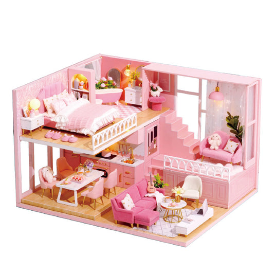 Cute Room 3D Puzzle DIY Dollhouse · Glitter