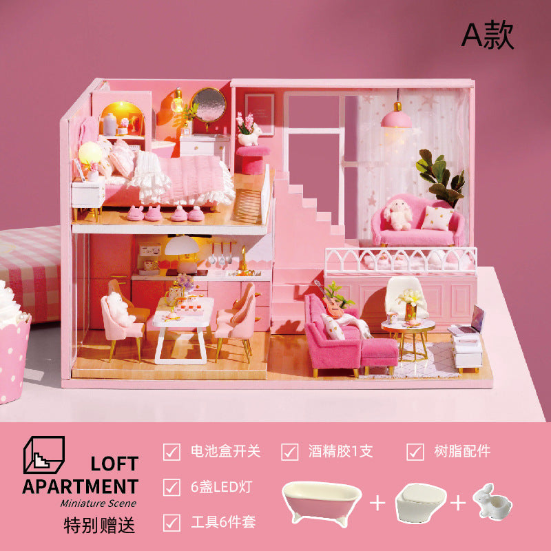 Cute Room DIY Dollhouse with Tools · Mini House