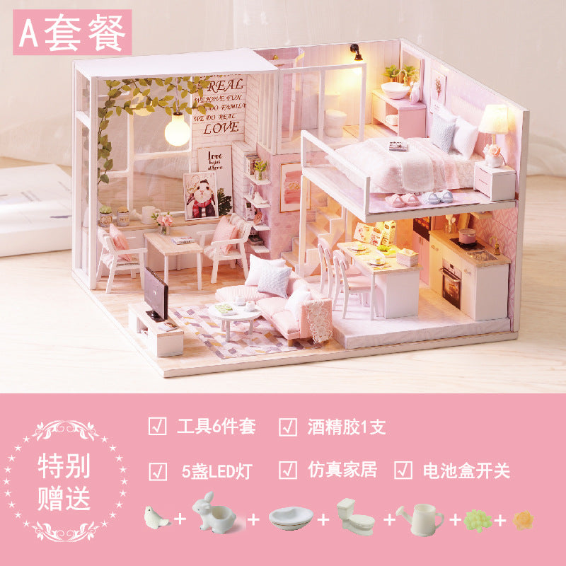 Cute Room DIY Dollhouse with Tools · Mini House