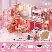 Cute Room DIY Dollhouse with Tools · Mini House