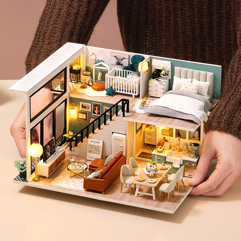 Cute Room DIY Dollhouse with Tools · Mini House