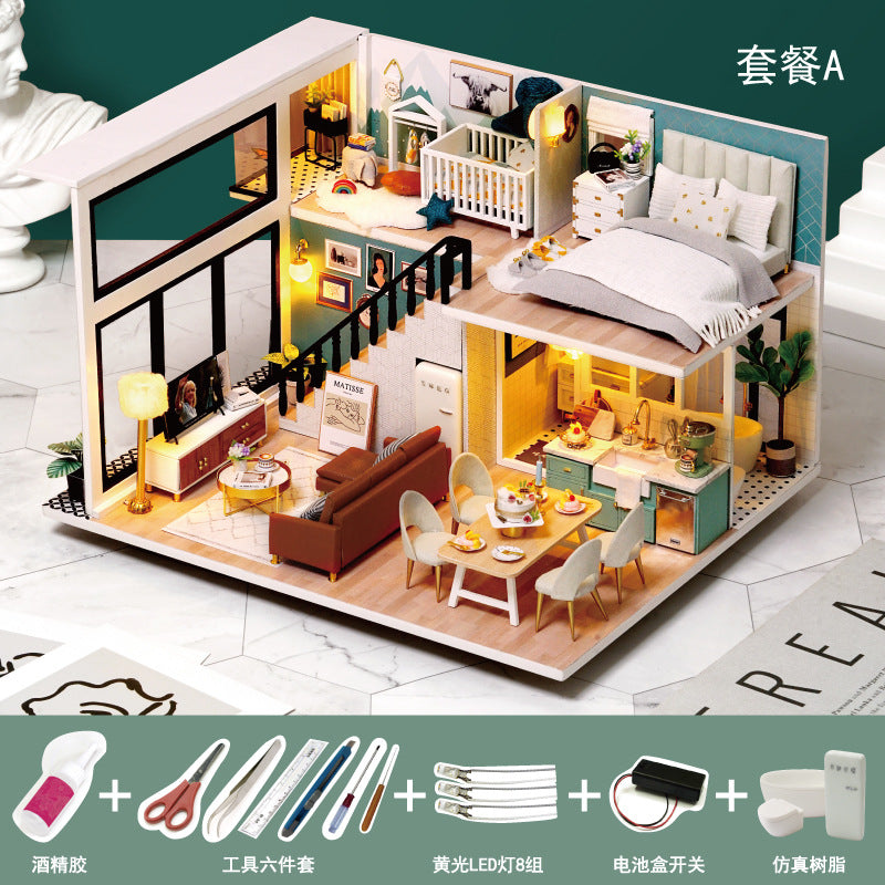 Cute Room DIY Dollhouse with Tools · Mini House