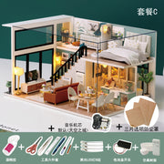Cute Room DIY Dollhouse with Tools · Mini House