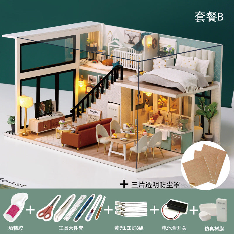 Cute Room DIY Dollhouse with Tools · Mini House
