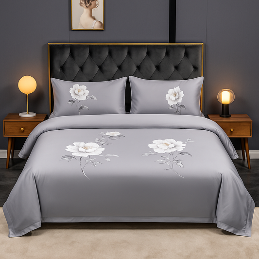 Floral Pattern Duvet Cover Set