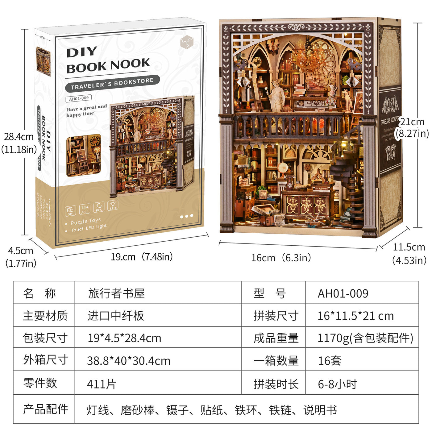 Traveler's Study DIY Book Nook