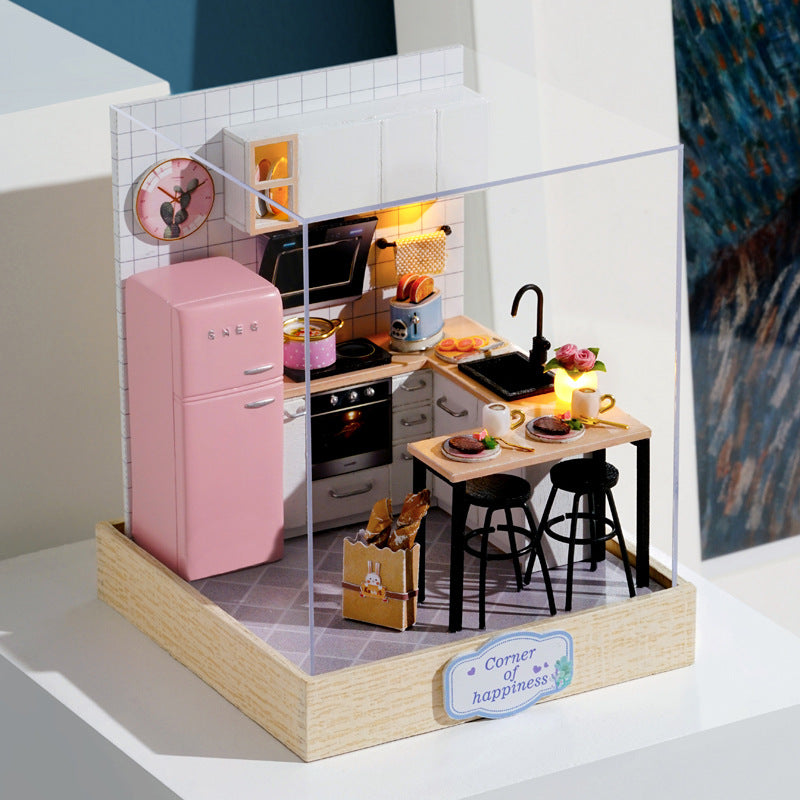Cute Room DIY Miniature Dollhouse · 19 Styles