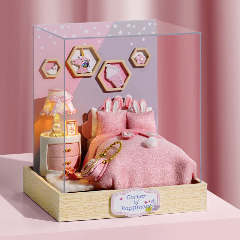 Cute Room DIY Miniature Dollhouse · 19 Styles