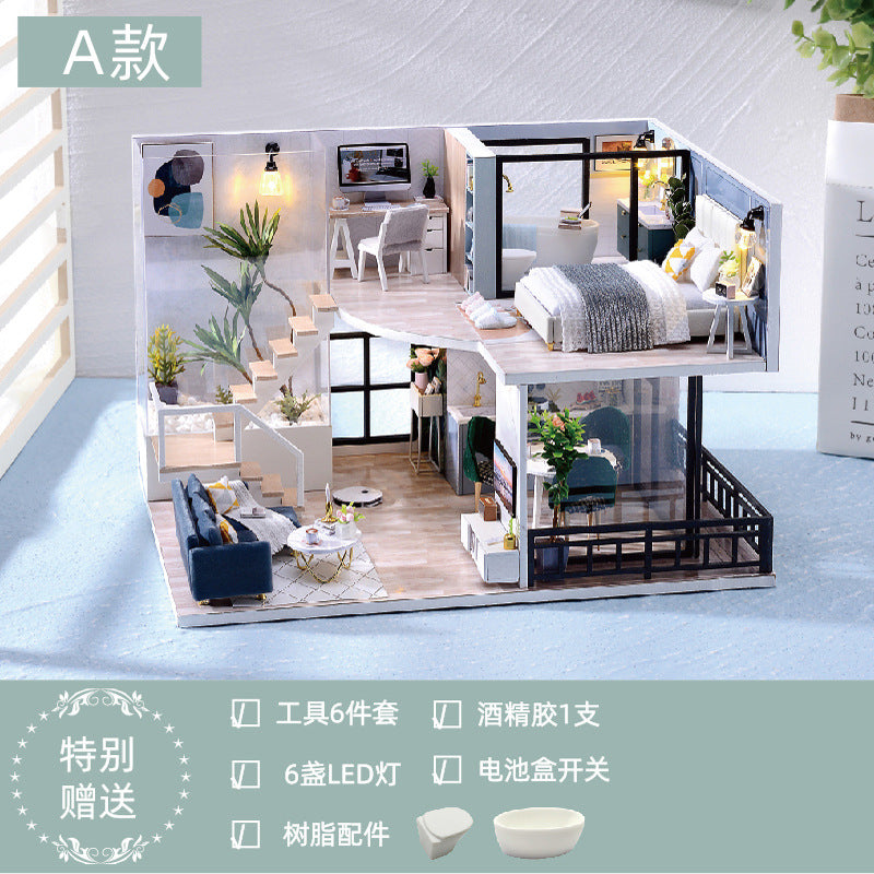 Cute Room DIY Dollhouse with Tools · Mini House