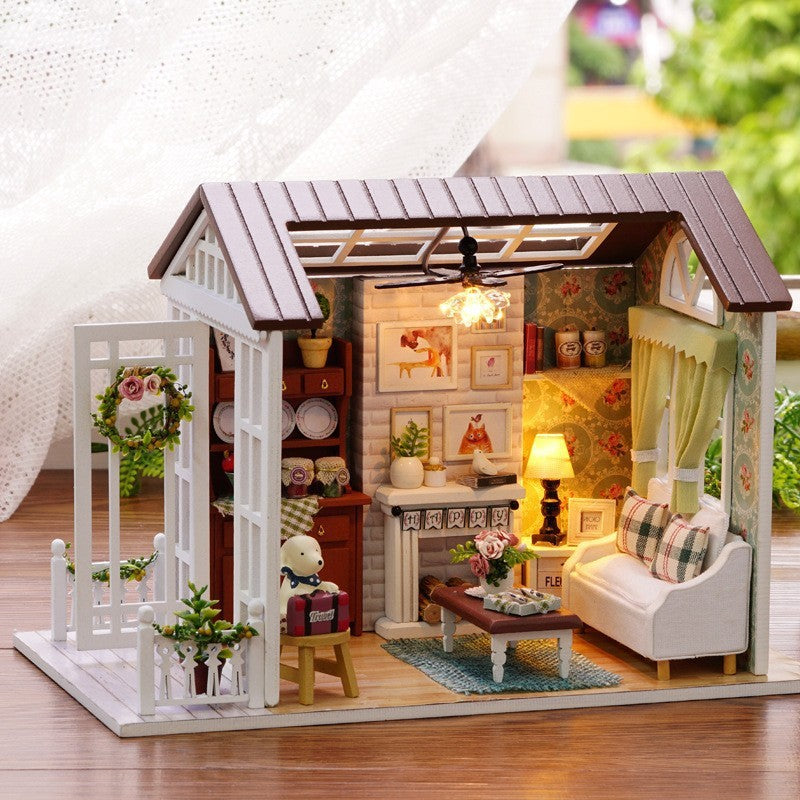Forest Blue Music Box DIY House · Gift