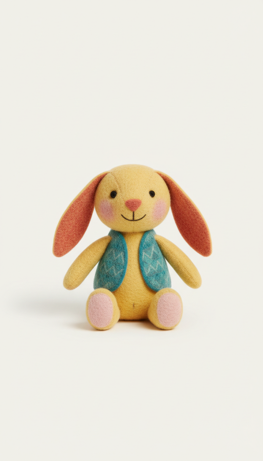 Sunny Bunny Wool Doll